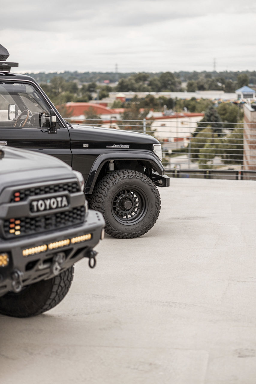 1993 Toyota Land Cruiser - Black Rhino ALISO - Black | Wheel Pros